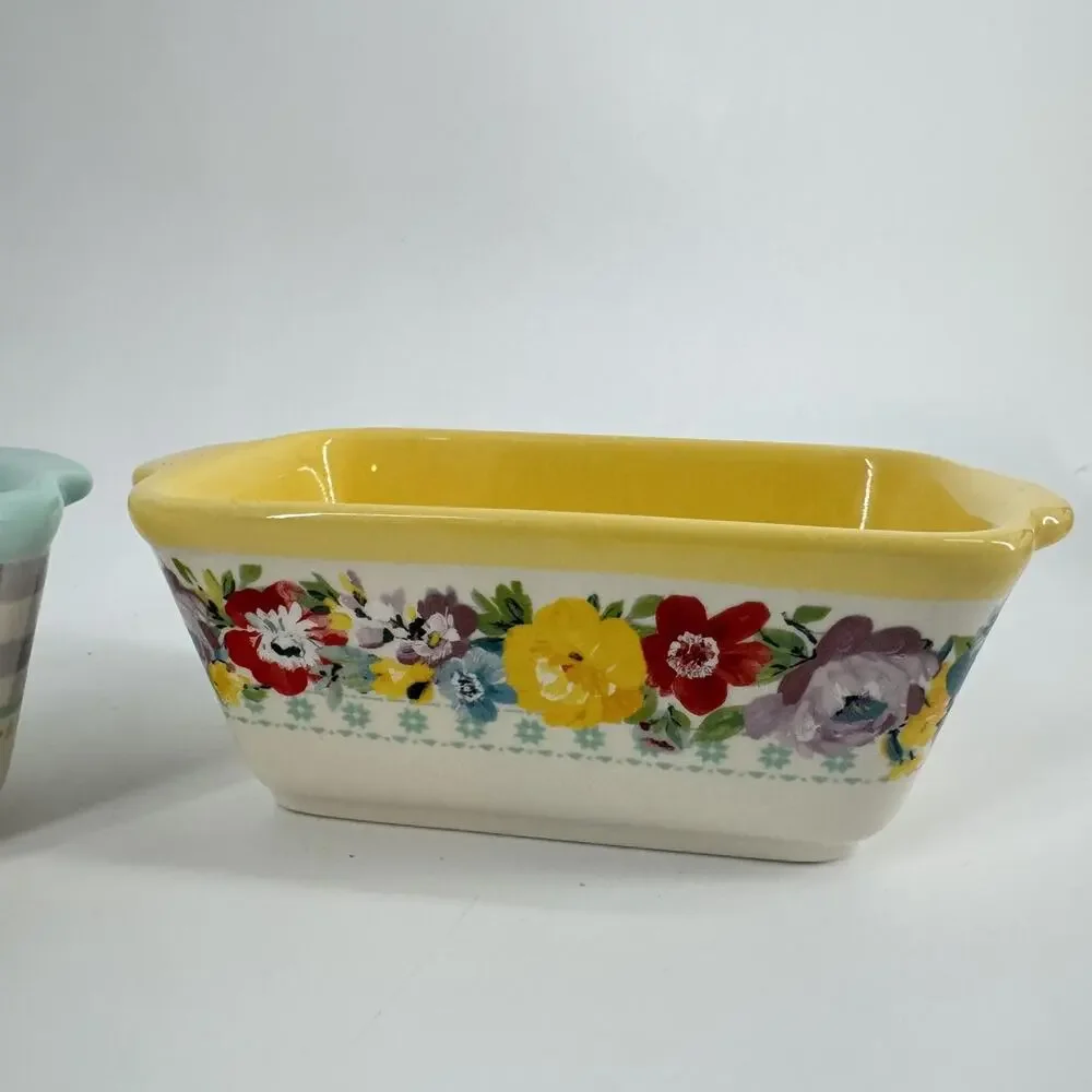 The Pioneer Woman 6” Stoneware Mini Loaf Pans - Set of 2